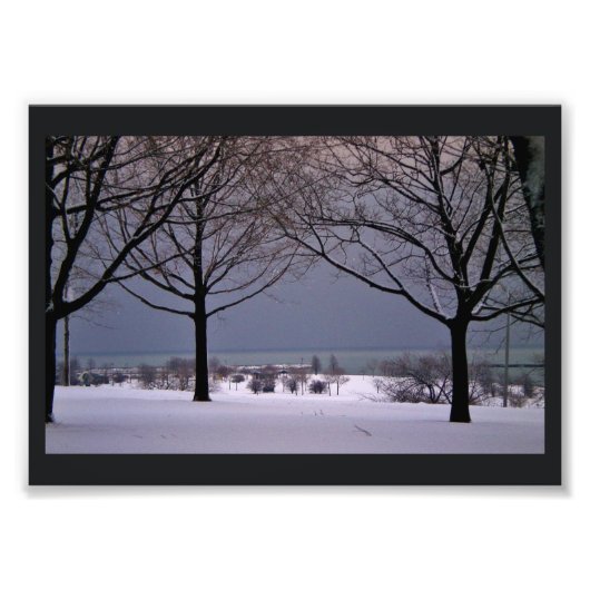 Winterblick Fotodruck (Vorne)