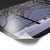 Winterblick Fotodruck (Ecke)