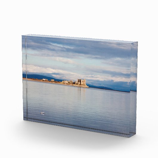 Winterblick Piel Island Morecambe Bay Cumbria Fotoblock (Rechts)