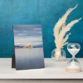 Winterblick Piel Island Morecambe Bay Cumbria Fotoplatte (Seite)