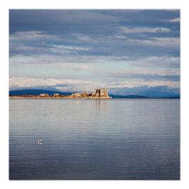 Winterblick Piel Island Morecambe Bay Cumbria Poster