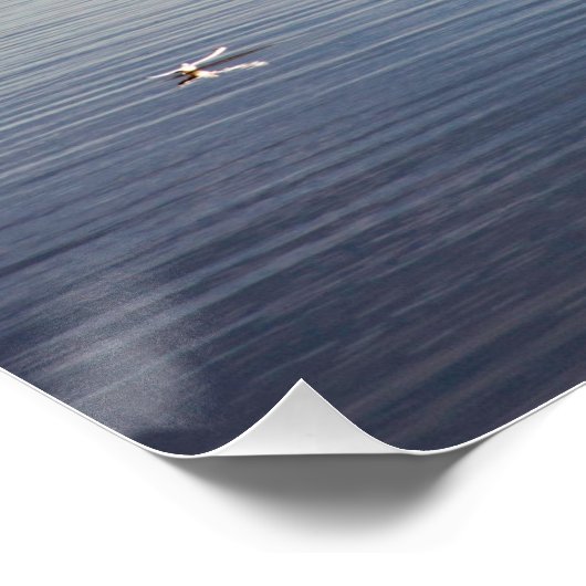 Winterblick Piel Island Morecambe Bay Cumbria Poster (Ecke)