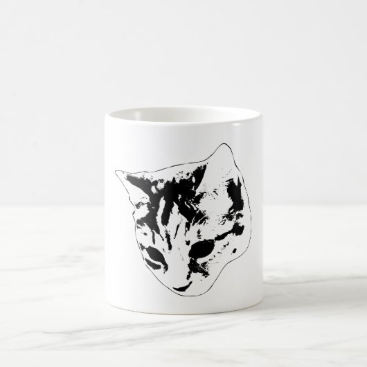 Winterblick, weiche Whiskys Kaffeetasse (Mittel)