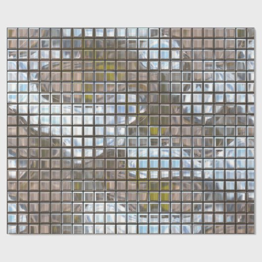 Winterblock Einzigartiger Feierlicher Chic Geschenkpapier (Flach)