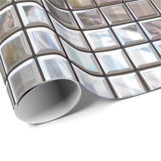 Winterblock Einzigartiger Feierlicher Chic Geschenkpapier (Rolleneckpunkt)