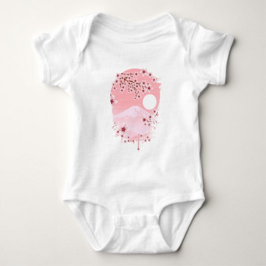 Winterblossom Baby Strampler (Vorderseite)