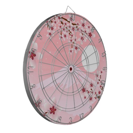 Winterblossom Dartscheibe (Vorderseite Links)