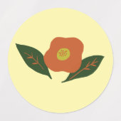 Winterblume Etiketten (Design 1)