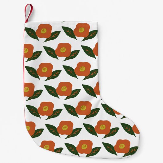 Winterblume Kleiner Weihnachtsstrumpf (Vorderseite)
