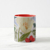 Winterblumen & Stechpalme Tasse (Zentrum)