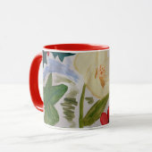 Winterblumen & Stechpalme Tasse (Vorderseite Links)