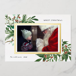 Winterblumenfolie Foto Folieneinladung