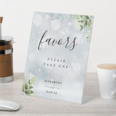 Winterblumengarten Favoritentabelle Sockelschild (In SItu)