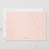 Winterblüte im Wasser - Rosa Foto Feiertagskarte (Rückseite)