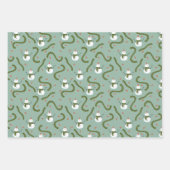 Winterblütefest, Schneesturm Geschenkpapier Set (Vorderseite 3)