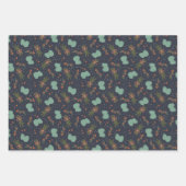 Winterblütefest, Schneesturm Geschenkpapier Set (Vorderseite)