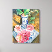 Winterblüten Leinwanddruck (Vorderseite)