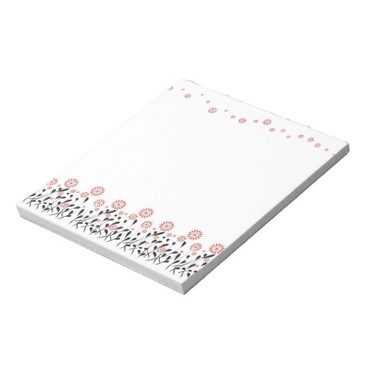 Winterblütenblume Notizblock (Rotiert)