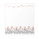 Winterblütenblume Notizblock (Vorderseite)