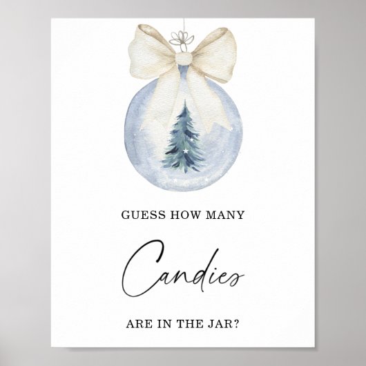 Winterbogen Guthaben wie viele Bonbons Poster (Vorne)