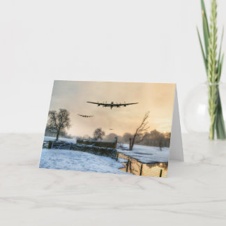 Winterbomber Feiertagskarte