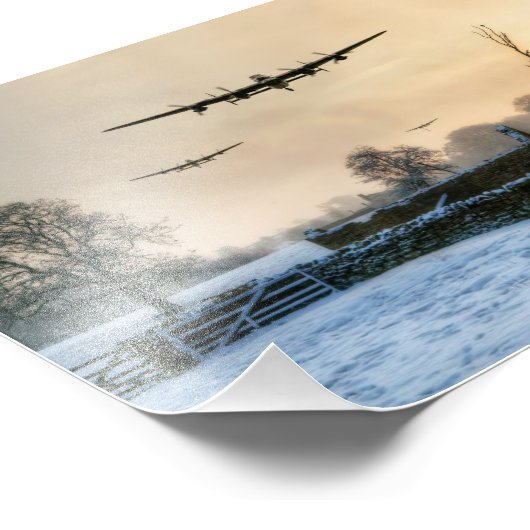 Winterbomber Fotodruck (Ecke)