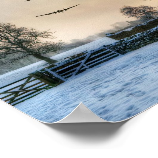 Winterbomber Poster (Ecke)