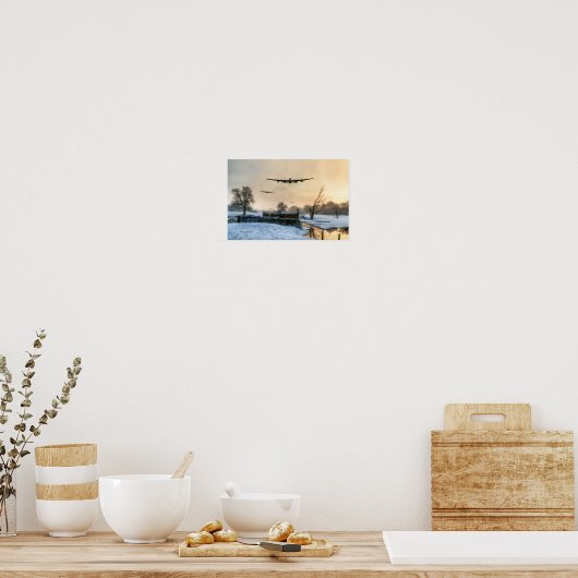 Winterbomber Poster (Küche)