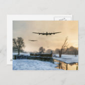 Winterbomber Postkarte (Vorne/Hinten)