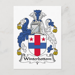 Winterbottom-Familienwappen Postkarte