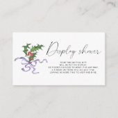 Winterbranchendusche Begleitkarte (Vorderseite)