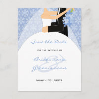 Winterbräune und "Groom Save the Date" Postkarten