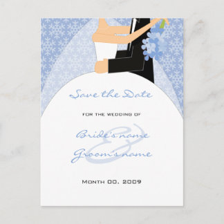 Winterbräune und "Groom Save the Date" Postkarten