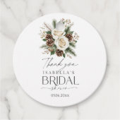 WinterBrautparty Geschenkanhänger (Vorderseite)