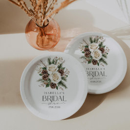 WinterBrautparty Pappteller