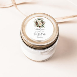 WinterBrautparty Runder Aufkleber