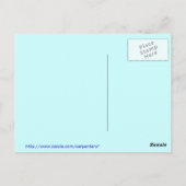 Winterbriefkasten Postkarte (Rückseite)