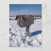 Winterbriefkasten Postkarte (Vorderseite)