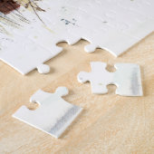 Winterbrücke Aquarellmalerei Puzzle (Seite)