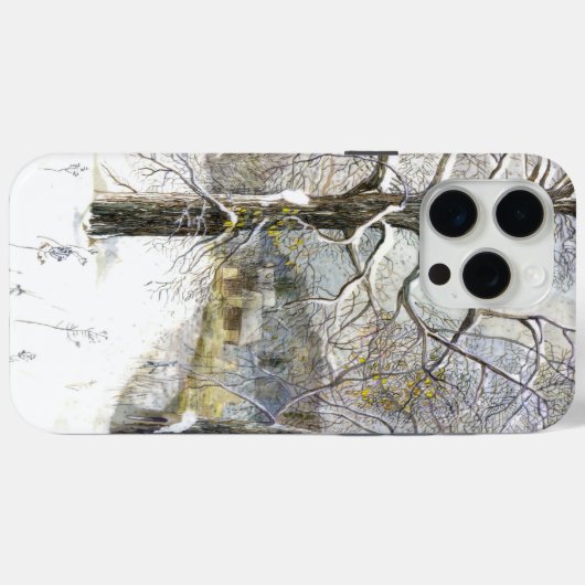 Winterbrücke Case-Mate iPhone Hülle (Rückseite (Horizontal))