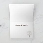 Winterbrücke Feiertagskarte (Innenseite)