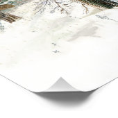 Winterbrücke Fotodruck (Ecke)