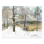 Winterbrücke Fotodruck (Vorne)