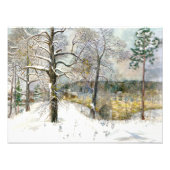 Winterbrücke Fotodruck (Vorne)