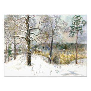 Winterbrücke Fotodruck