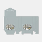 Winterbrücke Geschenkschachtel (Ungefaltet)