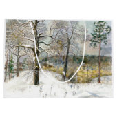 Winterbrücke Große Geschenktüte (Rückseite)