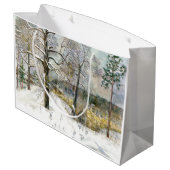 Winterbrücke Große Geschenktüte (Rückseite Schrägansicht)