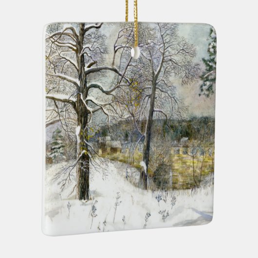 Winterbrücke Keramikornament (Rechts)