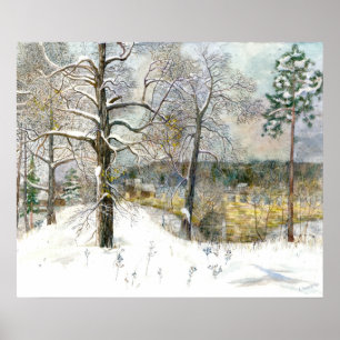 Winterbrücke Poster